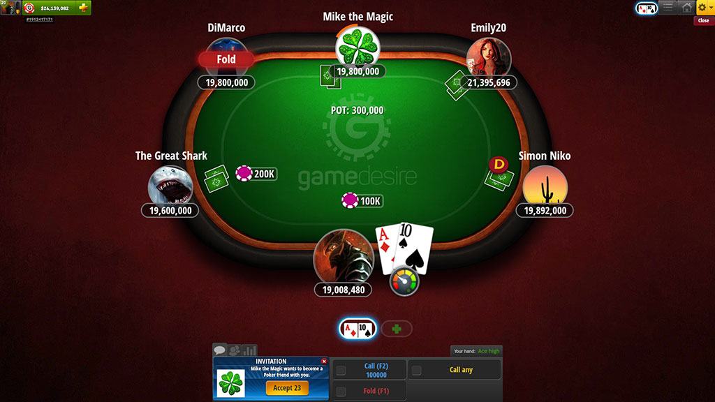 online poker game texas holdem